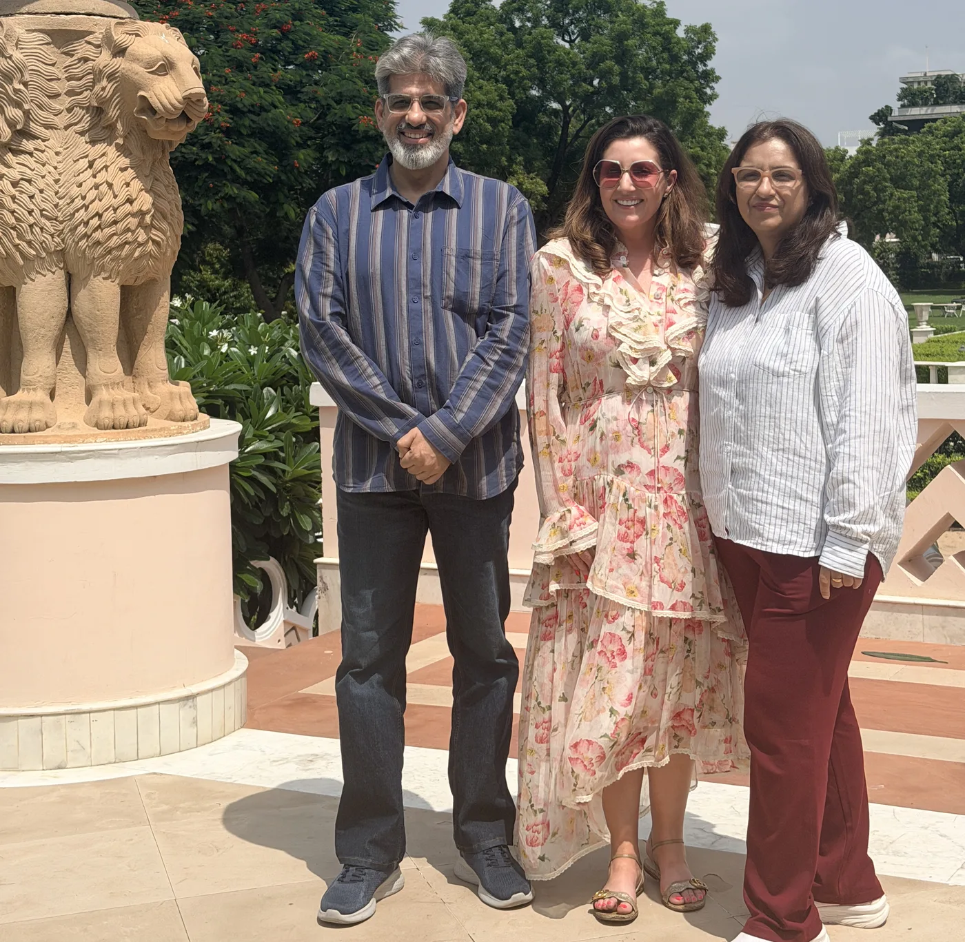 The Source Haus sourcing team on the ground during a supplier visit